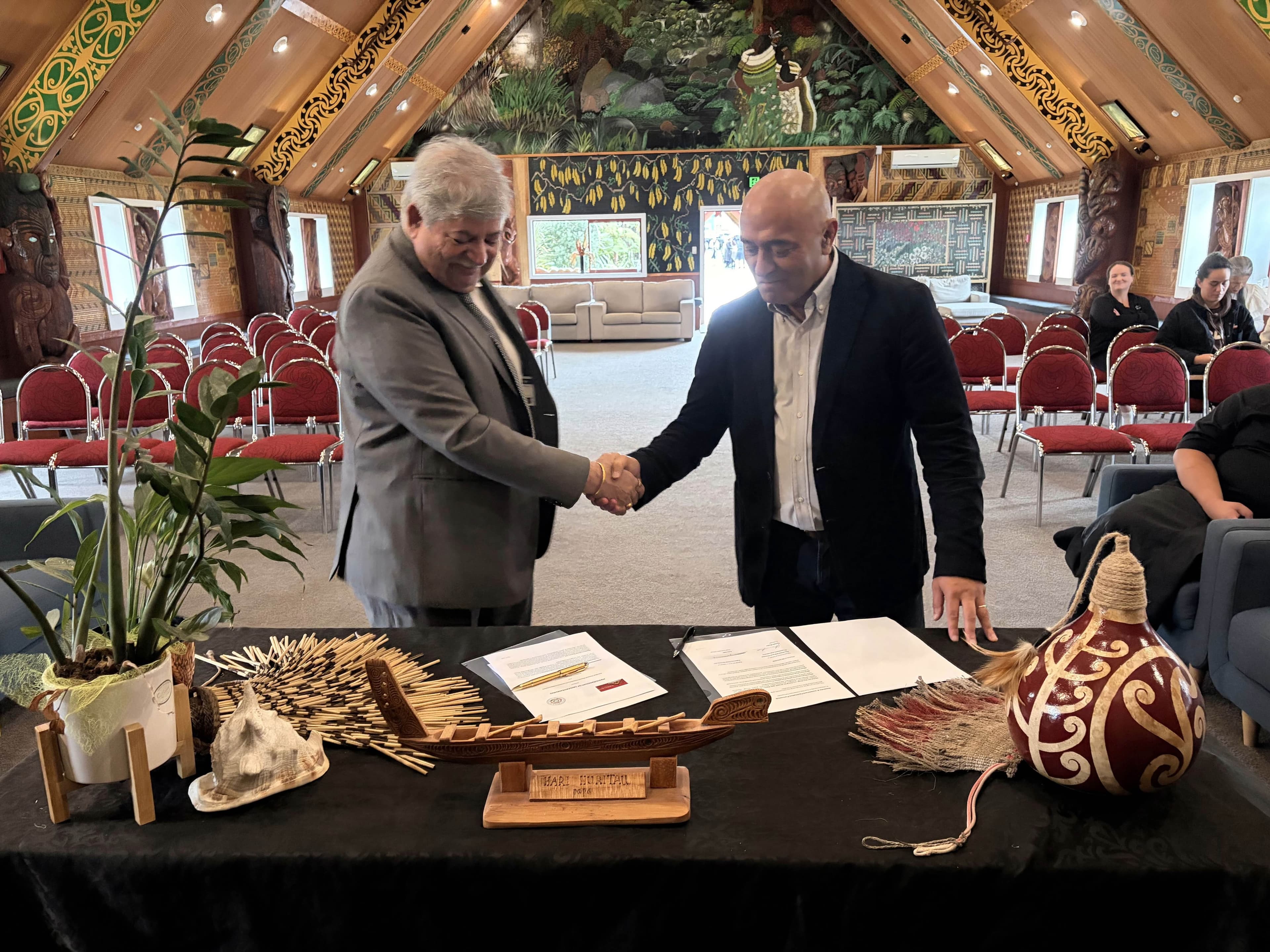Papakura Marae strengthens ties with India through new agreement